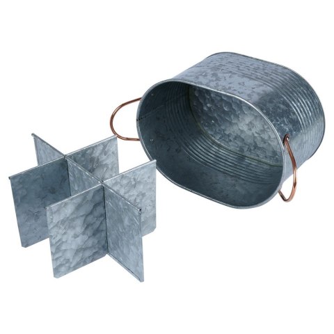 Skrzynka na butelki metalowa HOME STYLING COLLECTION 259290