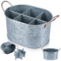 Skrzynka na butelki metalowa HOME STYLING COLLECTION 259290