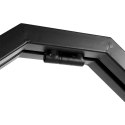 Stojak na drewno kominkowe metalowy czarny 58x24x78cm AMBIANCE 569590
