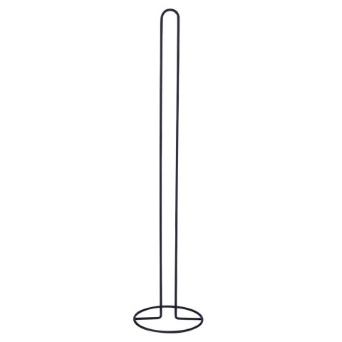 Stojak na papier toaletowy metalowy czarny 60cm VILDE 569660