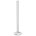 Stojak na papier toaletowy metalowy czarny 60cm VILDE 569660