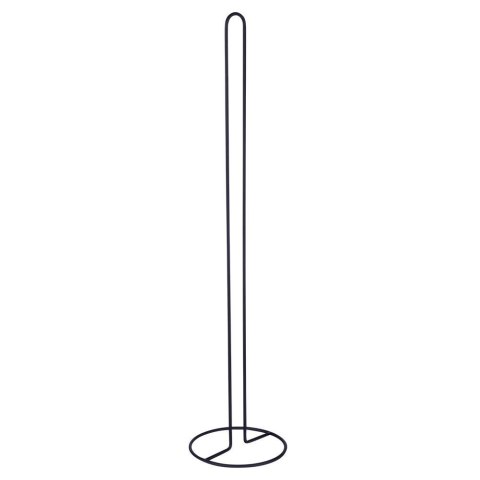Stojak na papier toaletowy metalowy czarny 60cm VILDE 569660