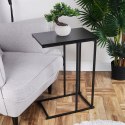 Stolik kawowy metalowy czarny boczny 40x26x58cm TRENDS4YOU 569682