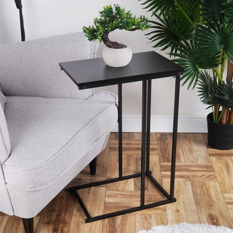 Stolik kawowy metalowy czarny boczny 40x26x58cm TRENDS4YOU 569682