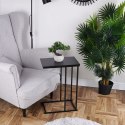 Stolik kawowy metalowy czarny boczny 40x26x58cm TRENDS4YOU 569682