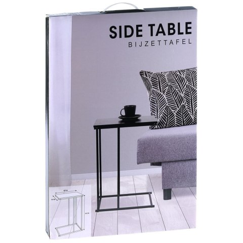 Stolik kawowy metalowy czarny boczny 40x26x58cm TRENDS4YOU 569682
