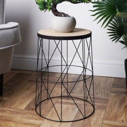 Stolik kawowy metalowy okrągły 28x37cm HOME STYLING COLLECTION 569681