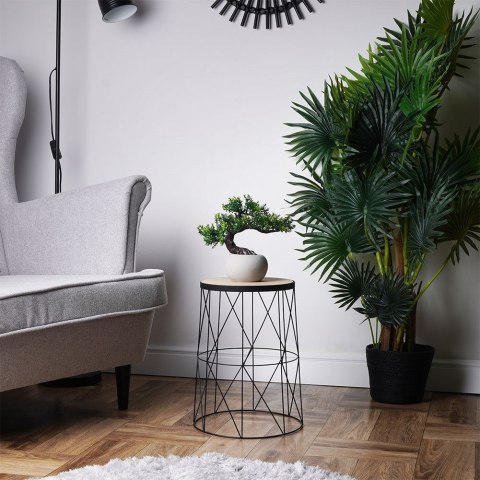 Stolik kawowy metalowy okrągły 28x37cm HOME STYLING COLLECTION 569681