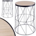 Stolik kawowy metalowy okrągły 28x37cm HOME STYLING COLLECTION 569681