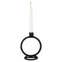 Świecznik aluminiowy czarny 19cm HOME STYLING COLLECTION 569533