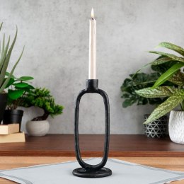 Świecznik aluminiowy czarny 24cm HOME STYLING COLLECTION 569534