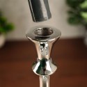 Świecznik aluminiowy srebrny 30.5cm HOME STYLING COLLECTION 569518
