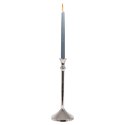 Świecznik aluminiowy srebrny 30.5cm HOME STYLING COLLECTION 569518