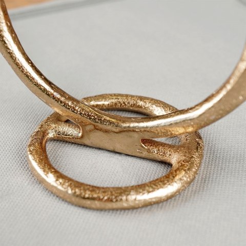 Świecznik aluminiowy złoty 15cm HOME STYLING COLLECTION 569525