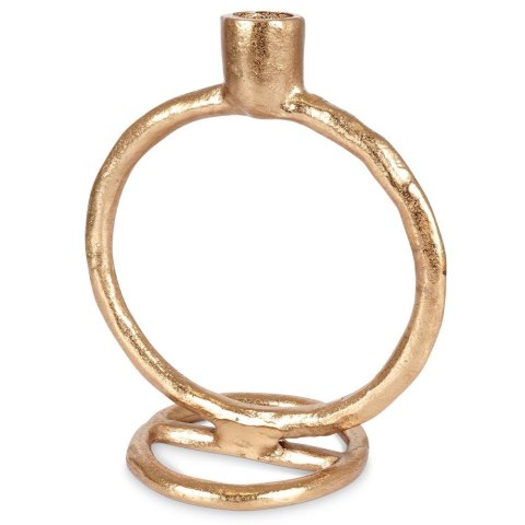 Świecznik aluminiowy złoty 19cm HOME STYLING COLLECTION 569526