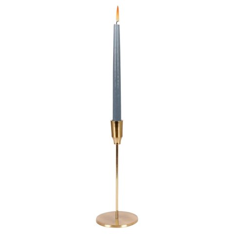 Świecznik aluminiowy złoty 25cm VILDE 569511