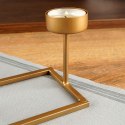 Świecznik aluminiowy złoty na 4 świeczki 35cm HOME STYLING COLLECTION 569529