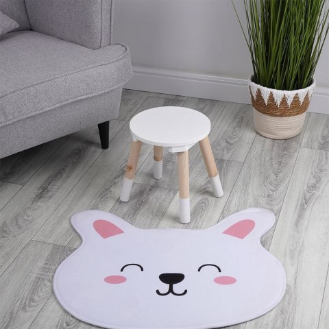 Taboret dziecięcy drewniany biały 24x26cm HOME STYLING COLLECTION 569684