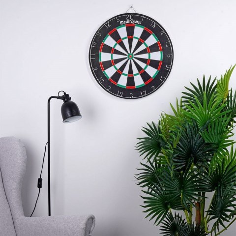 Tarcza do gry w darta z lotkami dwustronna 45cm MASTER DARTS 489184