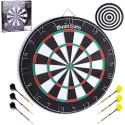 Tarcza do gry w darta z lotkami dwustronna 45cm MASTER DARTS 489184