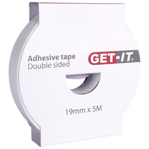 Taśma samoprzylepna dwustronna 19 mmx5 m GET-IT 489156