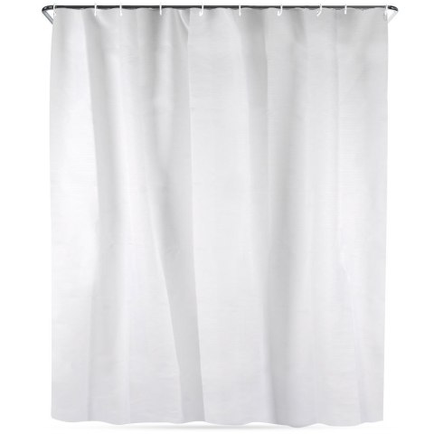Zasłona prysznicowa biała 180x180cm BATHROOM SOLUTIONS 569599-B