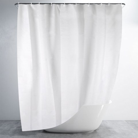 Zasłona prysznicowa biała 180x180cm BATHROOM SOLUTIONS 569599-B