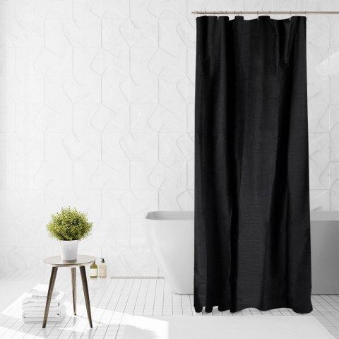 Zasłona prysznicowa czarna 180x180cm BATHROOM SOLUTIONS 569598-C