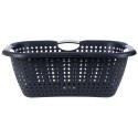 Kosz na pranie plastikowy czarny 26L VILDE 569906