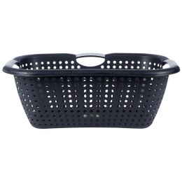 Kosz na pranie plastikowy czarny 26L VILDE 569906