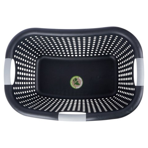 Kosz na pranie plastikowy czarny 26L VILDE 569906