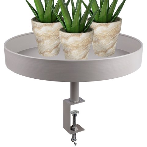 Kwietnik stojący metalowy szary 36cm VILDE 569748