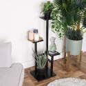 Kwietnik stojący wysoki metalowy 4-poziomowy 84cm VILDE 569820