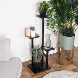 Kwietnik stojący wysoki metalowy 4-poziomowy 84cm VILDE 569820