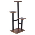 Kwietnik stojący wysoki metalowy 4-poziomowy 84cm VILDE 569822