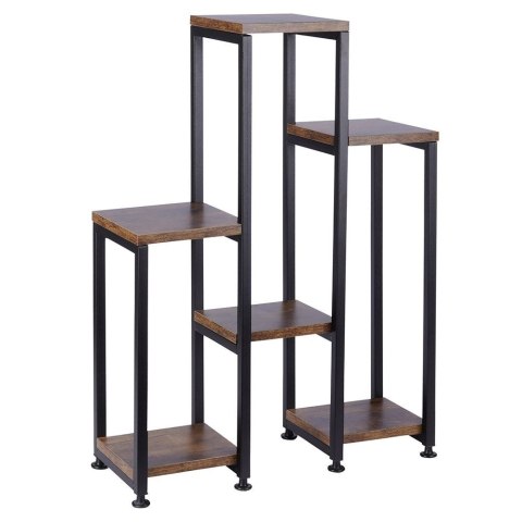 Kwietnik stojący wysoki metalowy 6-poziomowy 70cm VILDE 569817
