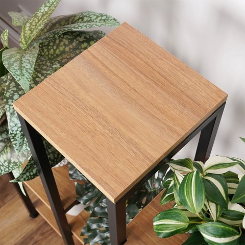 Kwietnik stojący wysoki metalowy 6-poziomowy 80cm VILDE 569818