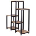 Kwietnik stojący wysoki metalowy 6-poziomowy 80cm VILDE 569818