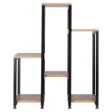 Kwietnik stojący wysoki metalowy 6-poziomowy 80cm VILDE 569818
