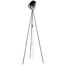 Lampa podłogowa metalowa czarna 148cm TRENDS4YOU 569899