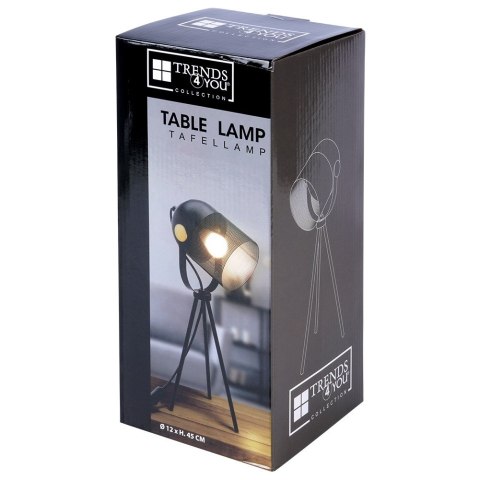 Lampa stołowa czarna 45cm TRENDS4YOU 569898