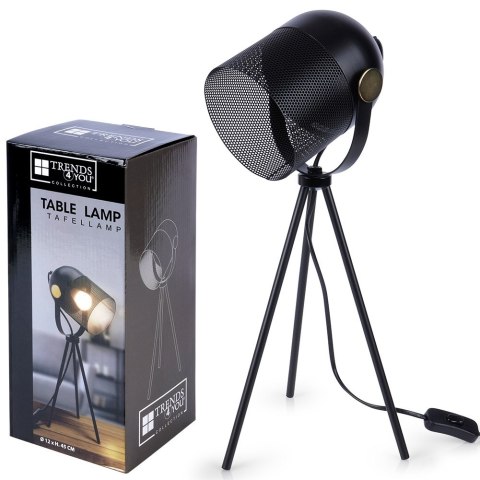 Lampa stołowa czarna 45cm TRENDS4YOU 569898