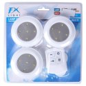 Lampka nocna LED z taśmą samoprzylepną pilot 9.5cm 3 sztuki FX LIGHT 569799
