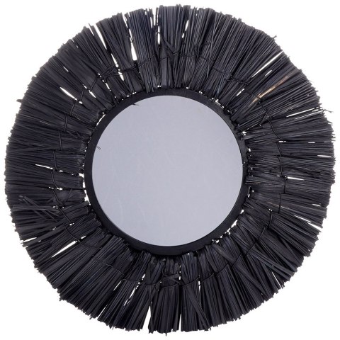 Lustro ścienne na ścianę czarne okrągłe 32cm HOME STYLING COLLECTION 569755