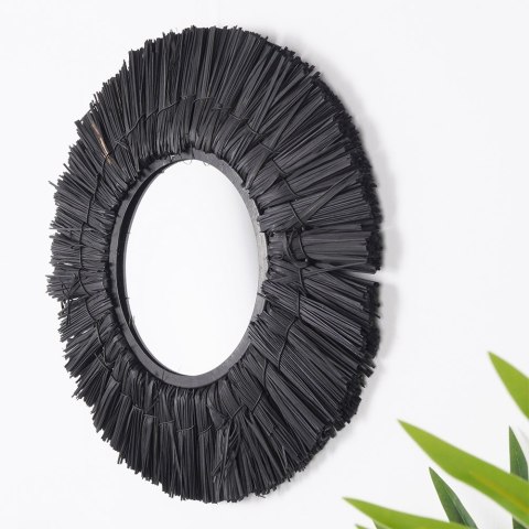 Lustro ścienne na ścianę czarne okrągłe 32cm HOME STYLING COLLECTION 569755