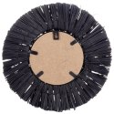 Lustro ścienne na ścianę czarne okrągłe 32cm HOME STYLING COLLECTION 569755