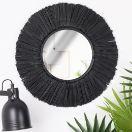 Lustro ścienne na ścianę czarne okrągłe 42cm HOME STYLING COLLECTION 569757
