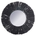 Lustro ścienne na ścianę czarne okrągłe 42cm HOME STYLING COLLECTION 569757