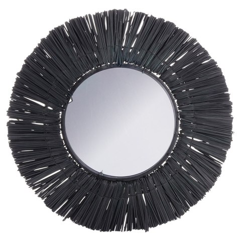 Lustro ścienne na ścianę czarne okrągłe 42cm HOME STYLING COLLECTION 569757