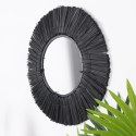 Lustro ścienne na ścianę czarne okrągłe 42cm HOME STYLING COLLECTION 569757